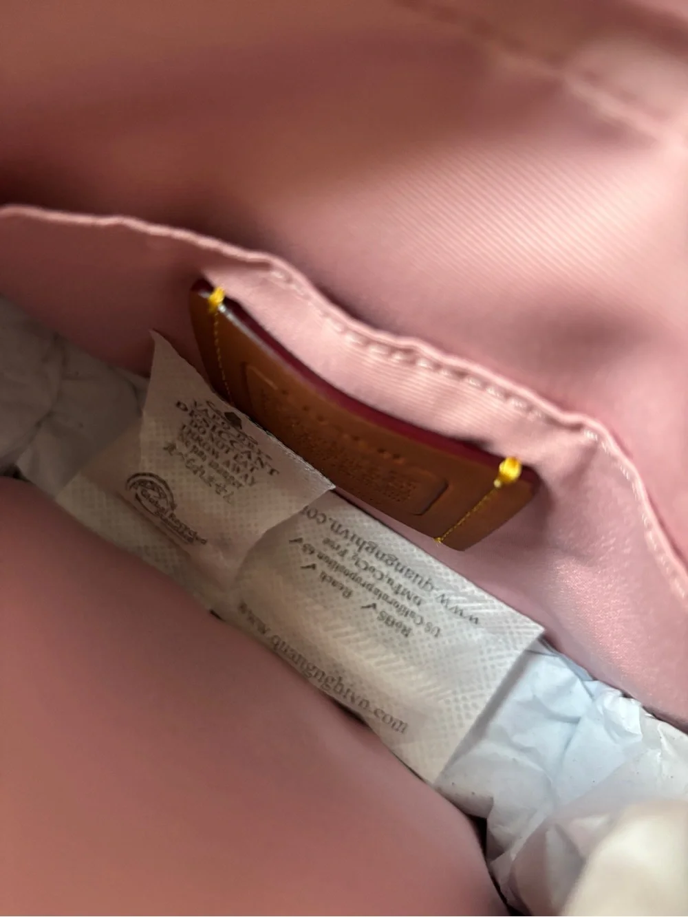 New Coach Mini Carey Shoulder Bag in Signature Denim Pink Limited Release